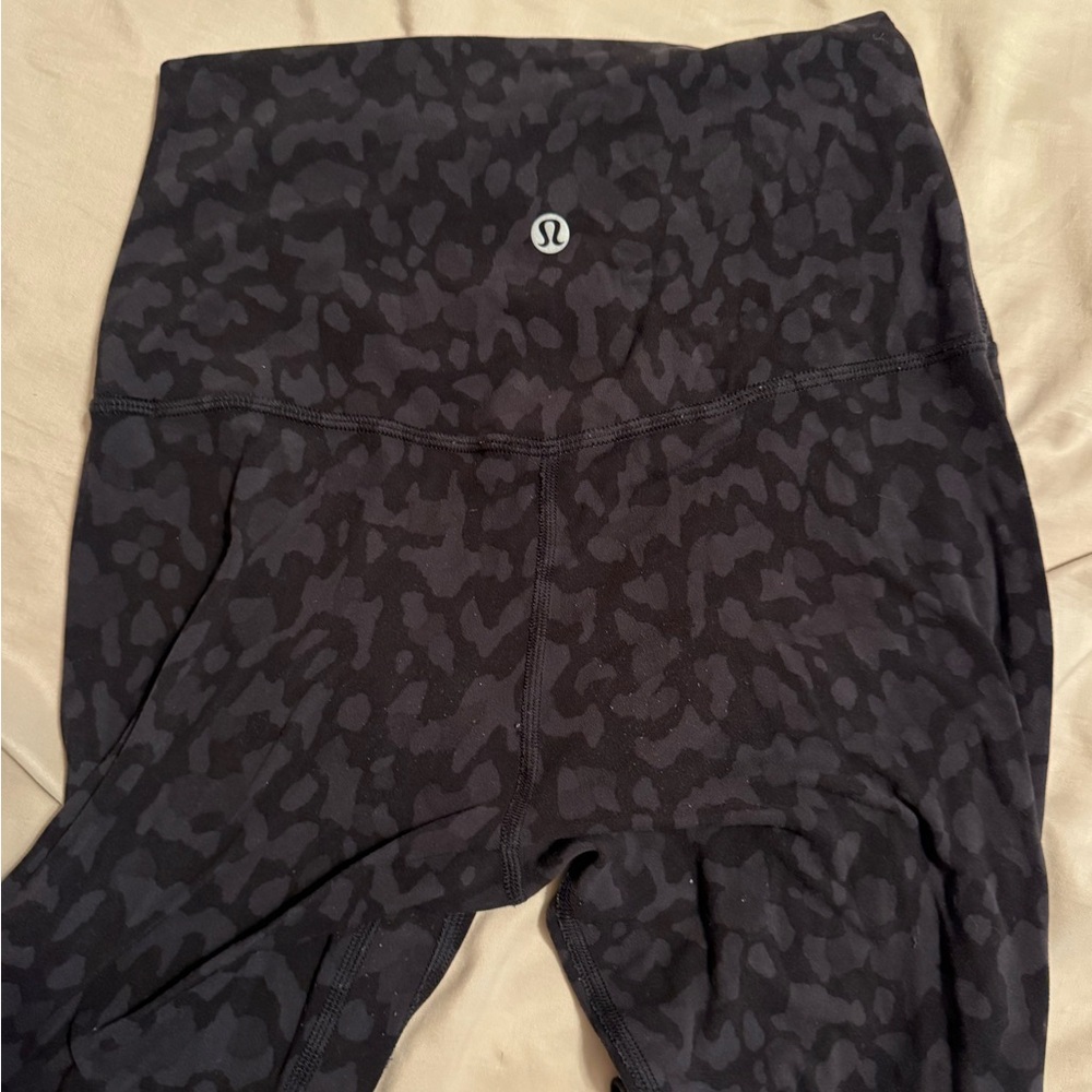 Lululemon align leggings, cheetah print